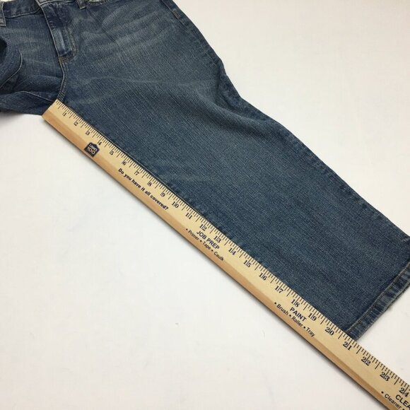 NEW Lauren Ralph Lauren Crop Jeans Classic Mid Calf Stretch size 4 - Picture 7 of 8